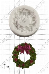 'Holly Wreath' Silicone Mould